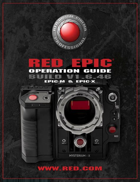 red epic manual pdf download Kindle Editon