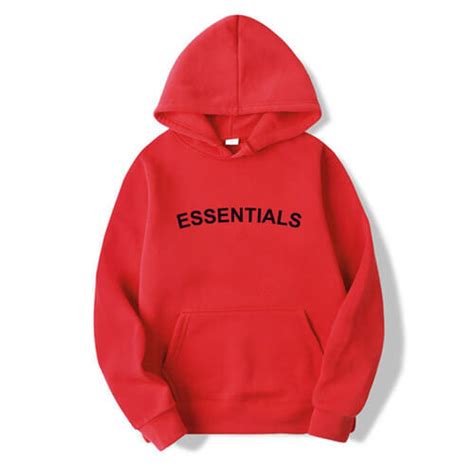 red essentials hoodie