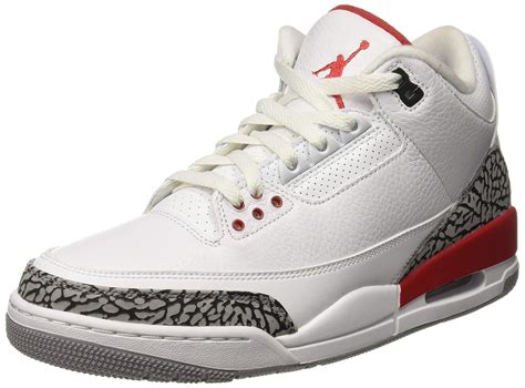 red gray and white jordans