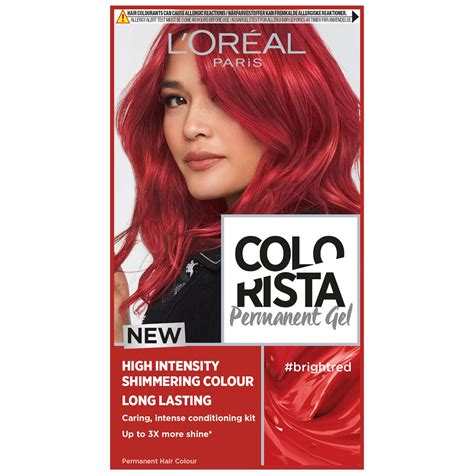 red hair dye colors loreal