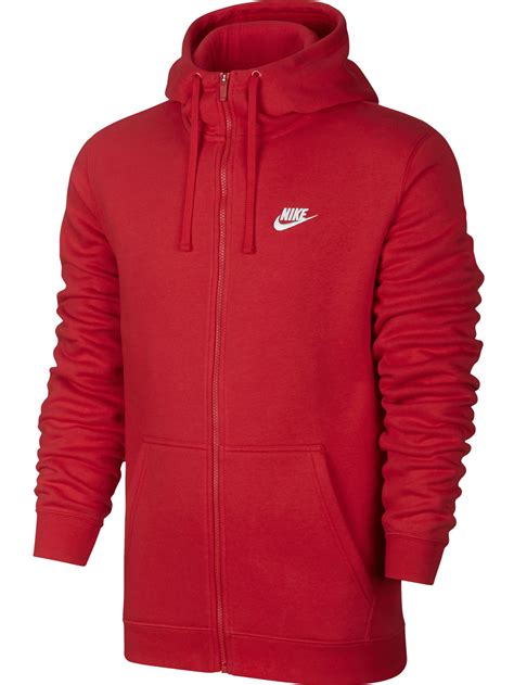 red hoodie nike mens