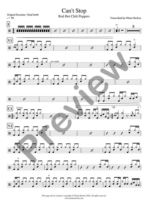 red hot chili peppers out in la sheet music PDF