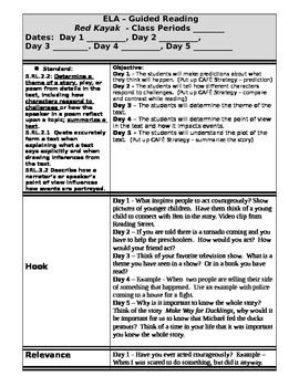 red kayak lesson plans Ebook PDF