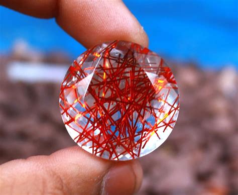 red rutilated quartz