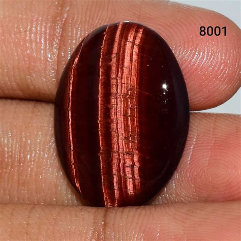 red tigers eye gemstone