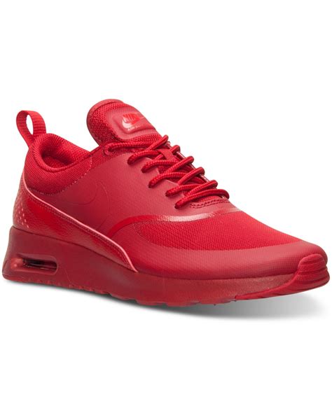 red womens gym shoes