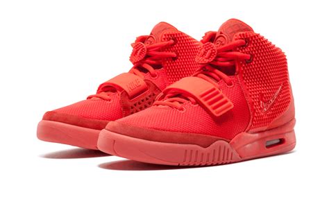 red yeezy shoes