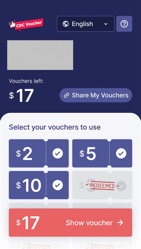 redeem cdc voucher