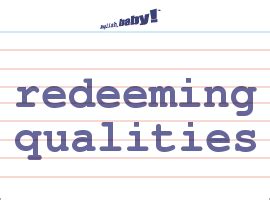 redeeming quality definition