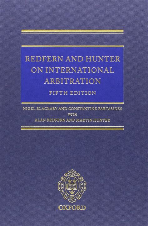 redfern and hunter on international arbitration Epub