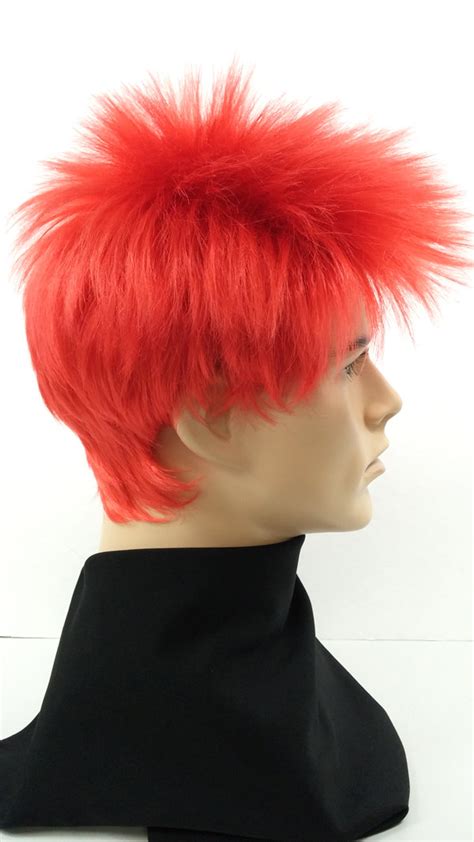 redhead hair wig men