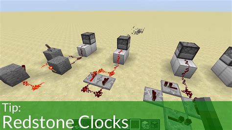 redstone clock minecraft