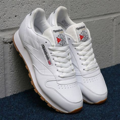 reebok all white sneakers