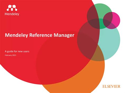 reference manager user guide PDF