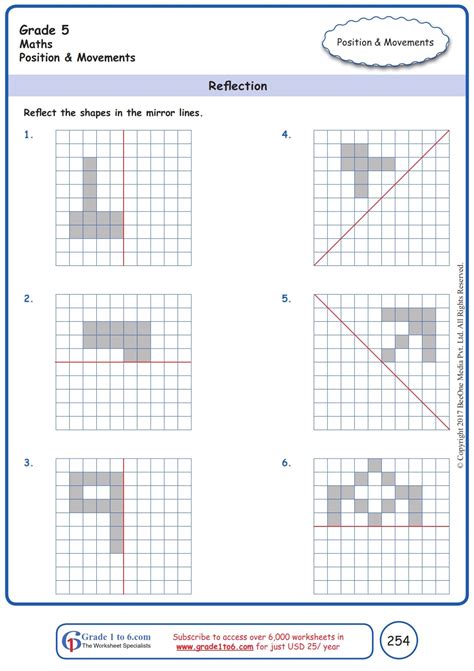 reflections homework practice answers grade 5 Reader