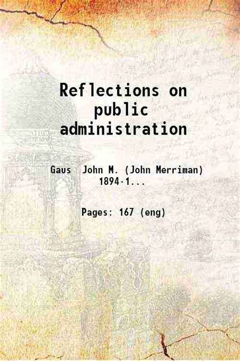 reflections on public administration Doc