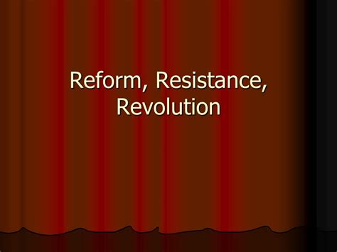 reform and resistance reform and resistance Epub