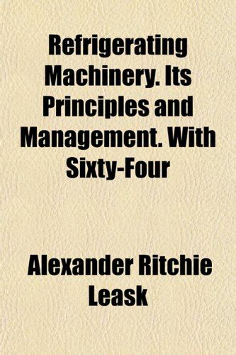 refrigerating machinery principles management sixty four Doc