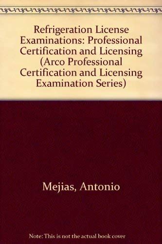 refrigeration license examinations arco professional certificat Kindle Editon