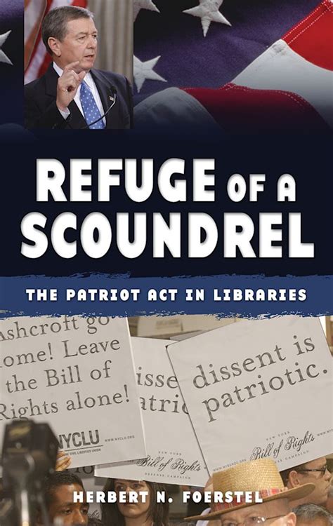 refuge of a scoundrel the patriot act in libraries PDF