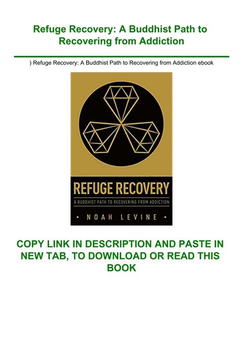 refuge recovery a buddhist path to recovering from addiction PDF