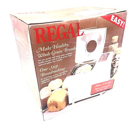 regal automatic breadmaker model k6726 PDF
