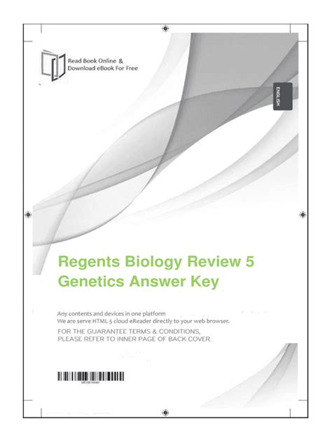 regents biology review 5 genetics answers Kindle Editon