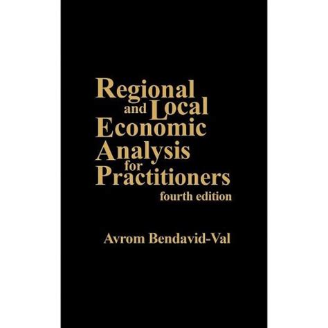 regional and local economic analysis for practitioners 4th edition Epub