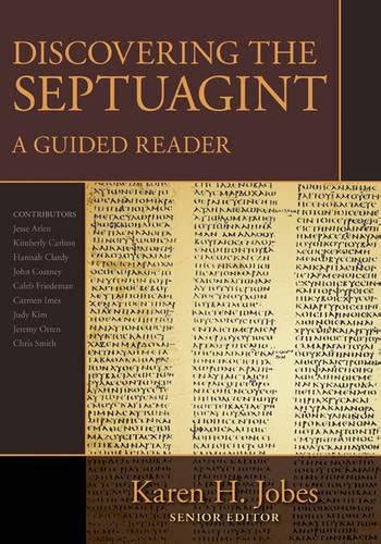 register discovering septuagint guided karen jobes Kindle Editon