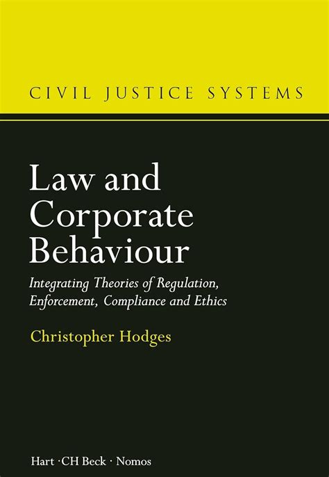 register law corporate behaviour integrating enforcement Epub