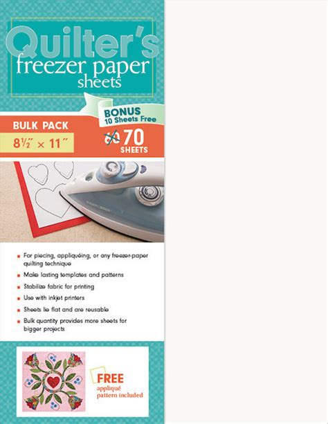 register quilters freezer paper sheets bulk Reader