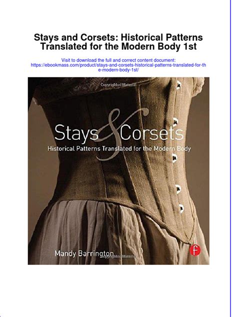 register stays corsets historical patterns translated PDF