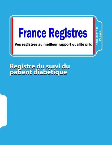 registre patient diab tique b atrice paquet Epub