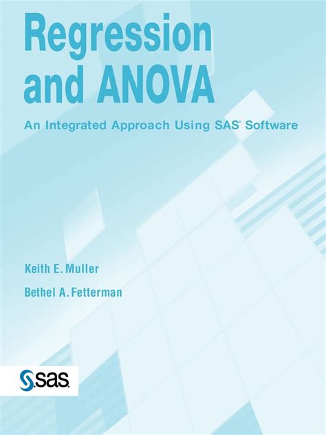 regression and anova an integrated approach using sas software Doc