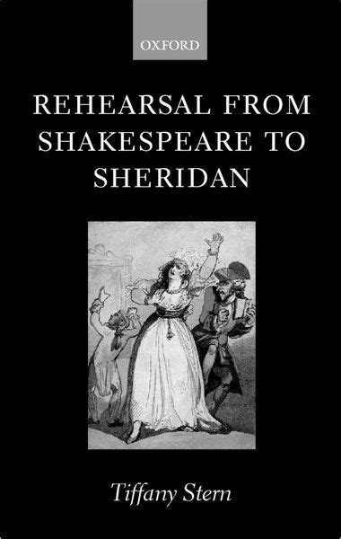 rehearsal from shakespeare to sheridan PDF