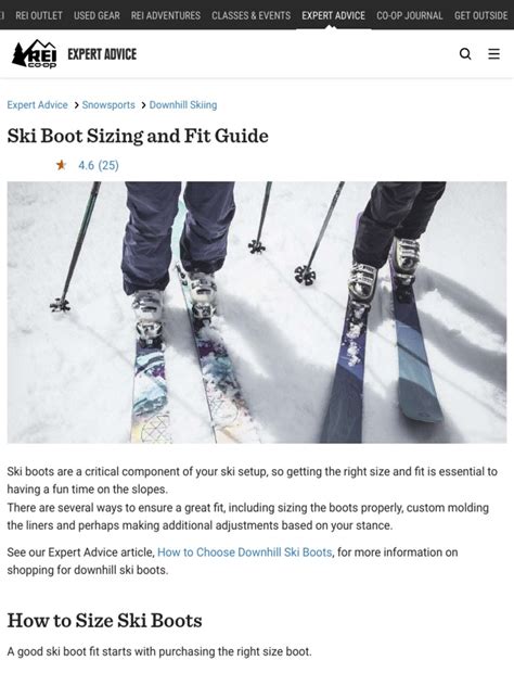 rei ski buying guide Kindle Editon