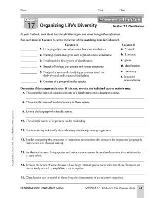 reinforcement study guide answer key biology Epub