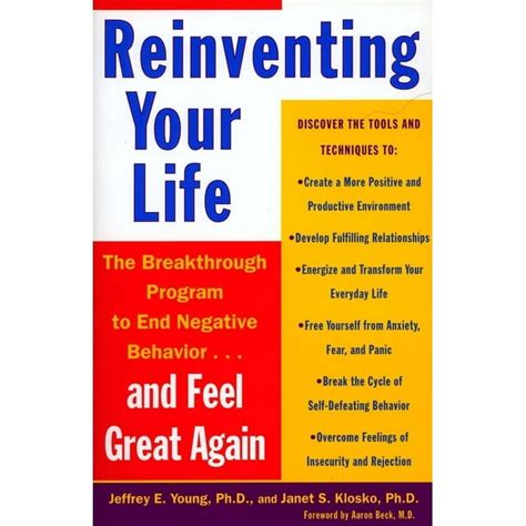 reinventing your life how to break free from negative life patterns Kindle Editon