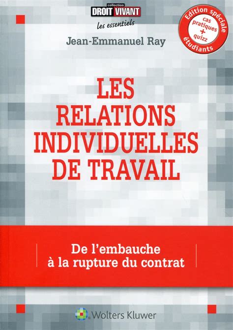 relations individuelles travail lembauche rupture PDF