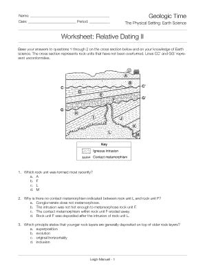 relative dating exercise answers PDF