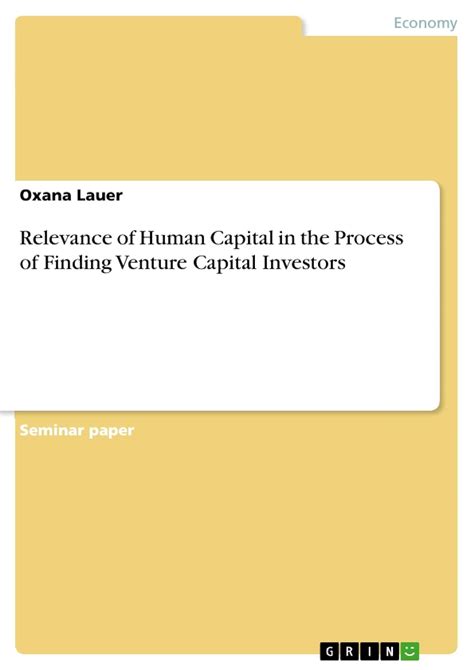 relevance capital process finding investors Epub