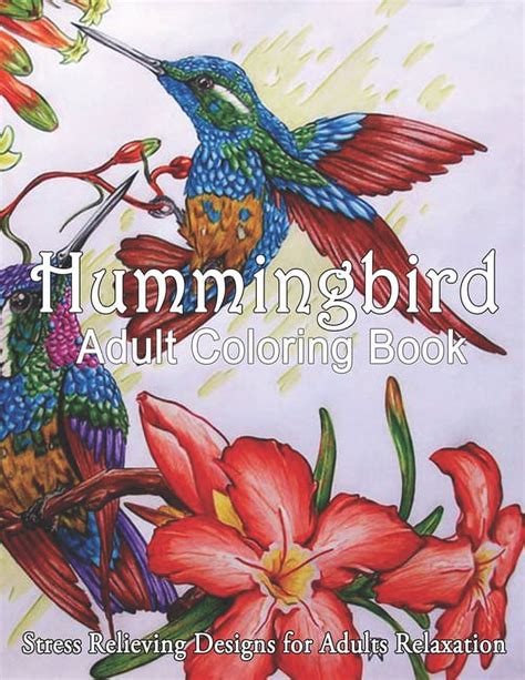 relieving relaxation featuring illustrations hummingbird Kindle Editon