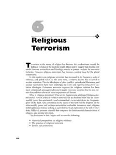 religious terrorism sage pub 411737 pdf PDF