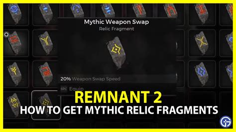 remnant 2 relics