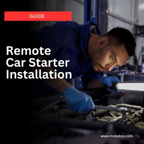 remote car starter installation instructions PDF