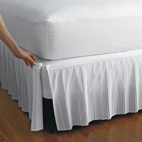 removable bed skirt