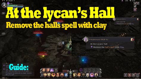 remove the halls spell with clay