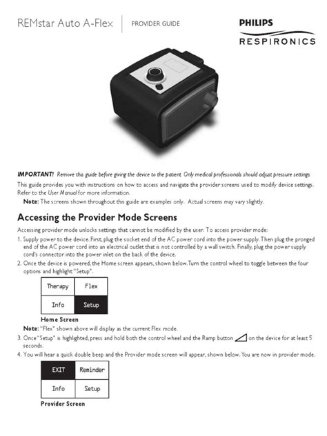 remstar auto a flex provider manual Kindle Editon