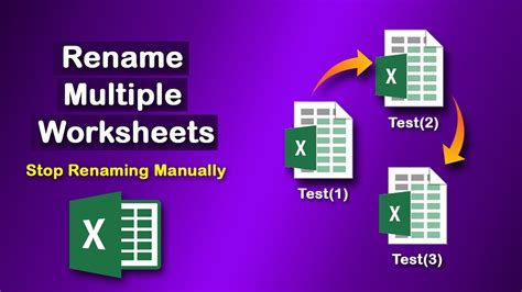 rename worksheets in excel automatically Doc