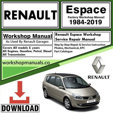 renault 2002 grandespace workshop manual Epub
